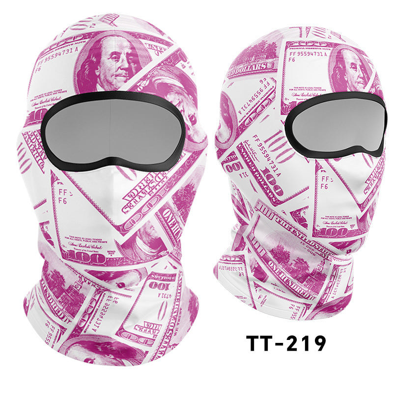 Cycling Windproof Hood Sunscreen Ice Silk Headgear