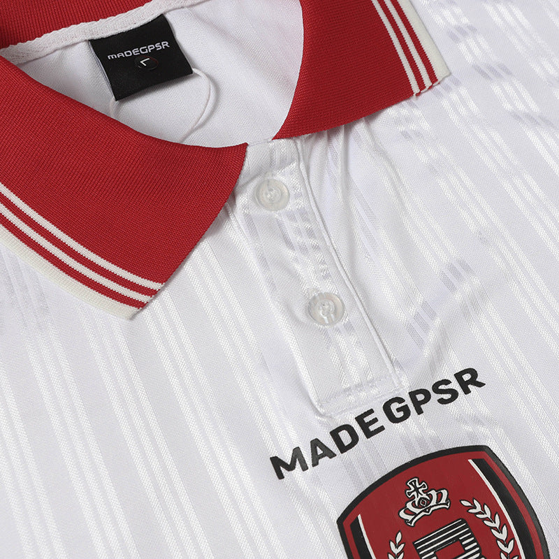 Vestimenta De Los 90 Summer T-Shirt Football Sweatshirt T-Shirt Short Sleeve Lapel Polo Shirt