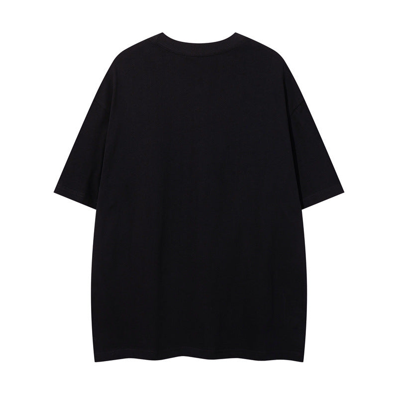 US drip outfits Summer Vintage Casual Loose Short Sleeve T-Shirts