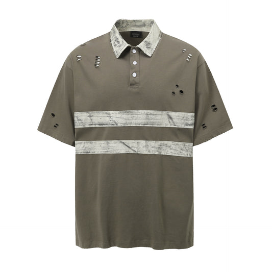 Ye T Shirt Summer lapel polo shirt