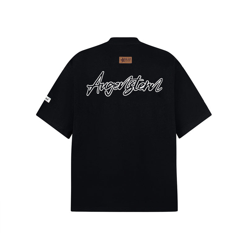 Camisas Retros Hip Hop Casual Loose Short Sleeve T-Shirt