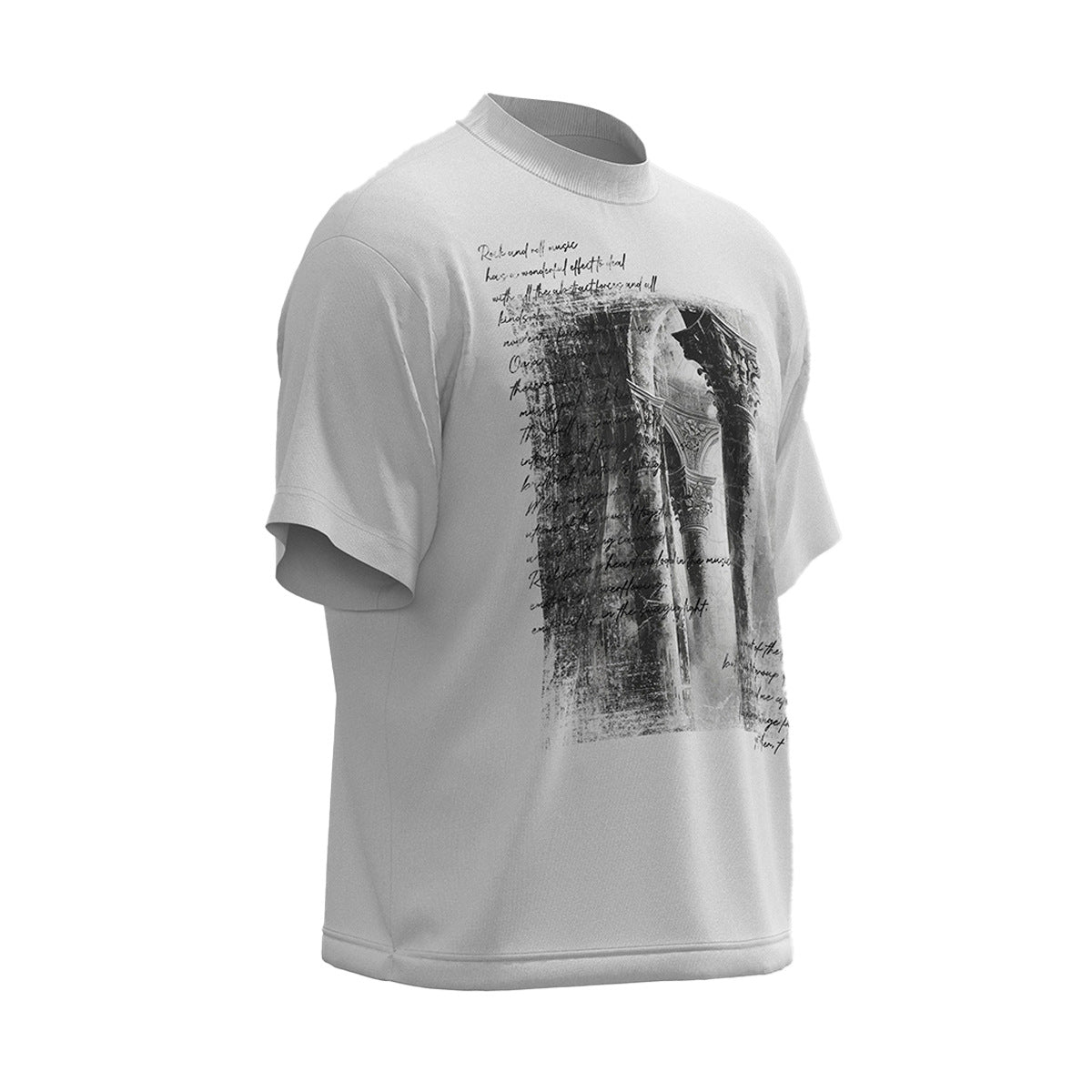 Hip hop shirt summer hip hop print t-shirt short sleeve