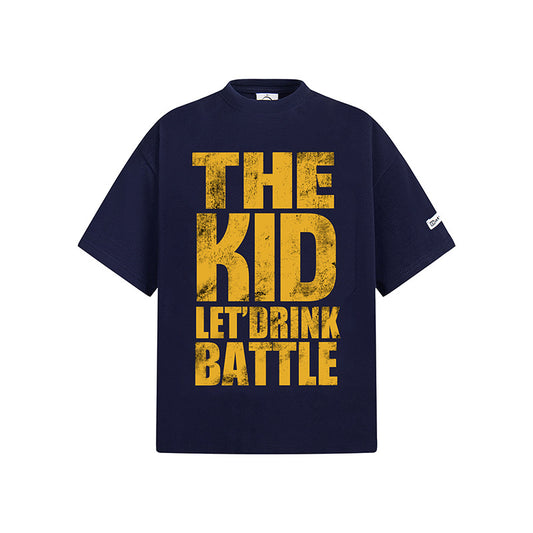 Hip Hop Clothes New York Vintage Alphabet Print Crew Neck Short Sleeve T-Shirt
