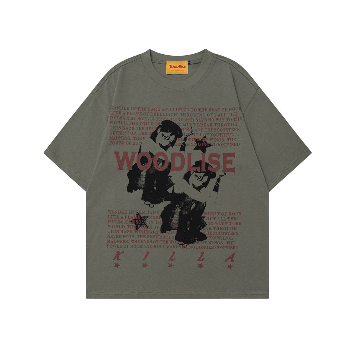 90s West Coast Hip Hop Fashion T Shirts Summer Loose