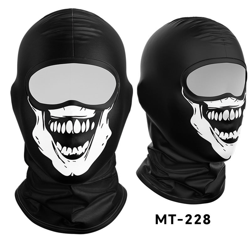 Cycling Windproof Hood Breathable Sunscreen Windproof Men's and Women's Ice Silk Fabric Lining Cap