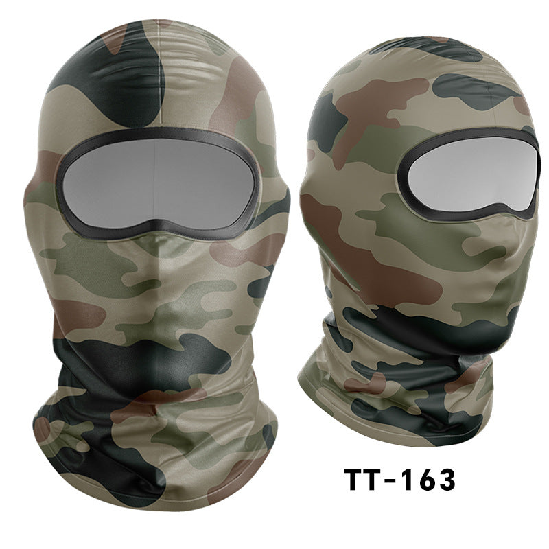 Cycling Windproof Hood Dust and Sun Protection Summer Camouflage Mask