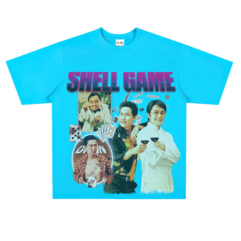 Film Star T Shirt Stephen Chow Short Sleeve T-shirt