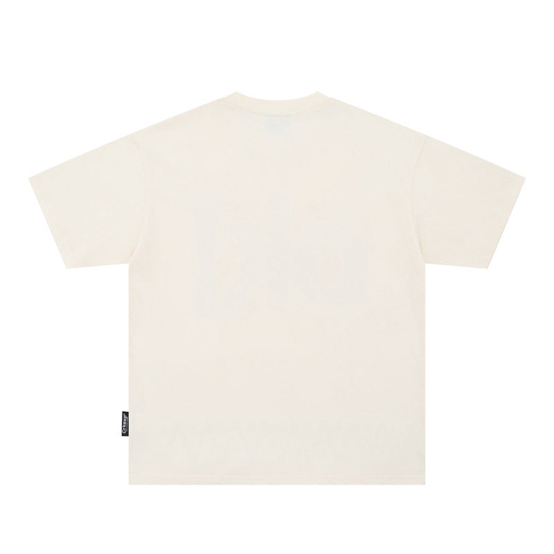 Camisetas streetwear Summer Vintage Hip Hop Casual Loose Short Sleeve T-Shirt
