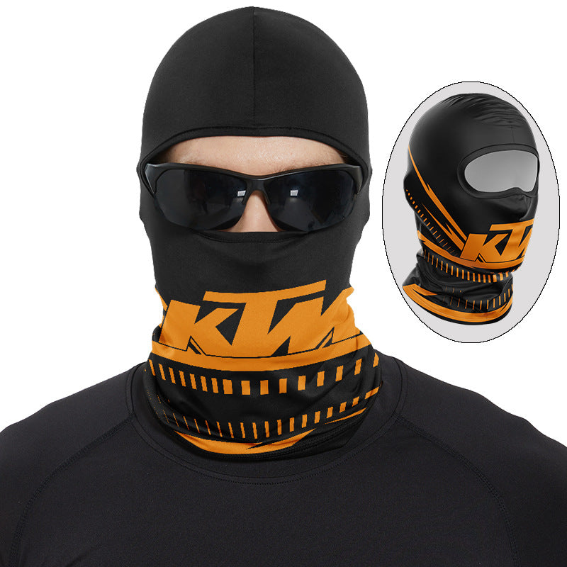 Cycling Windproof Hood Summer Sunscreen Ice Silk Fabric Men's and Women's Lightweight Windproof