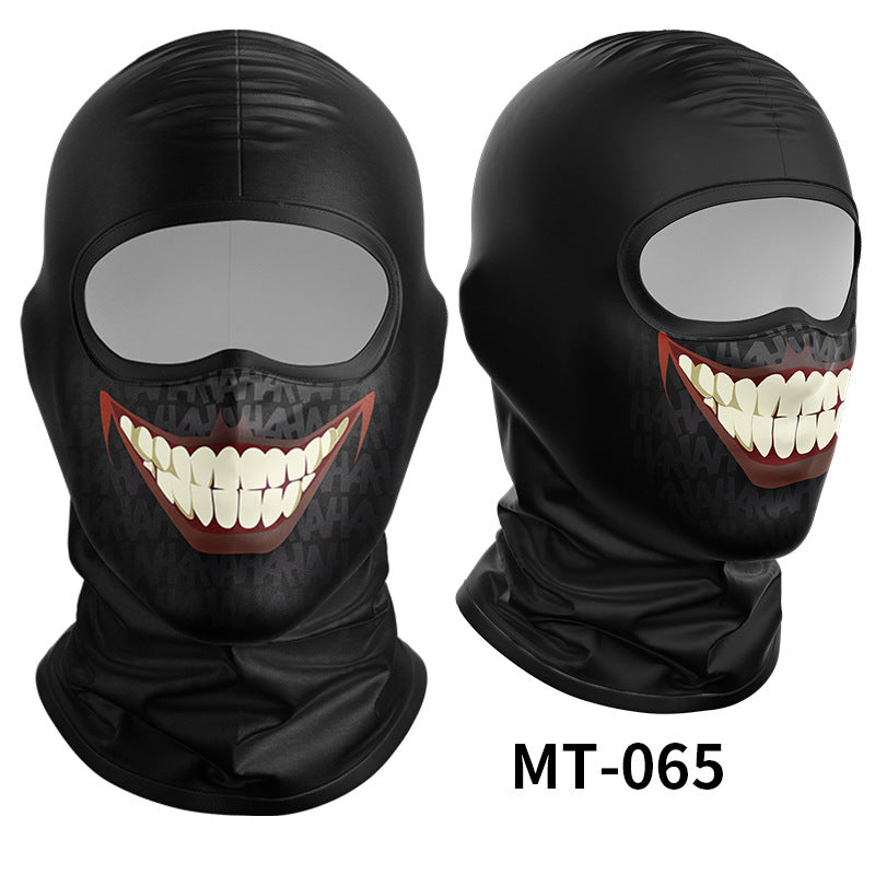 Cycling Windproof Hood Breathable Sunscreen Men's and Women's Ice Silk Fabric