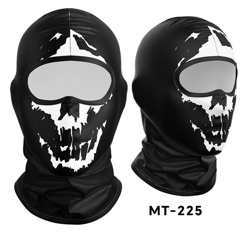 Cycling Windproof Hood Breathable Sunscreen Windproof Men's and Women's Ice Silk Fabric Lining Cap
