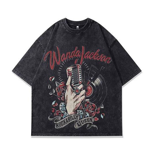 Ropa Vintage Hombre Vintage Print Make Old Short Sleeve T-Shirt
