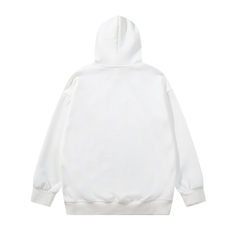 Streetwear Hoodie Cat Print Hooded Sweater Loose Hoodie