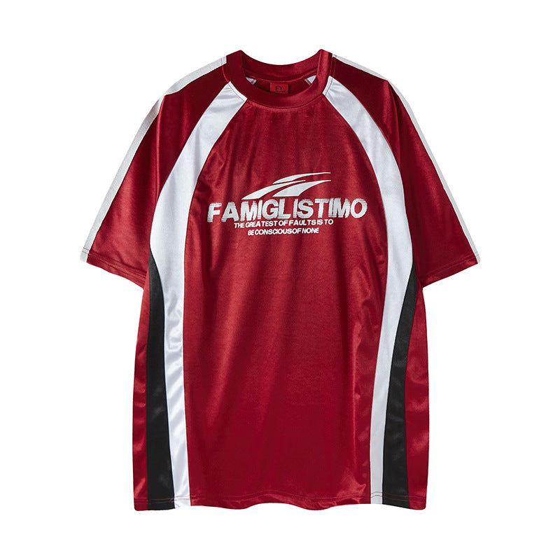 New York Hip Hop Style Short Sleeve T-Shirt Summer Loose Casual Jersey