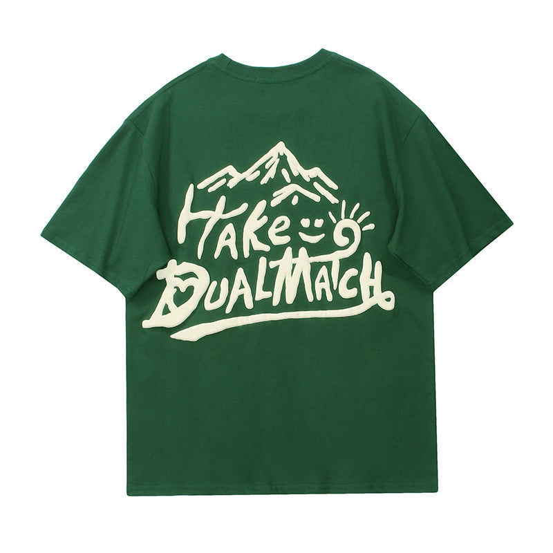 Vice streetwear vintage print short sleeve t-shirt