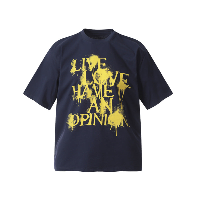 Camisas Retros Casual Loose T-Shirt