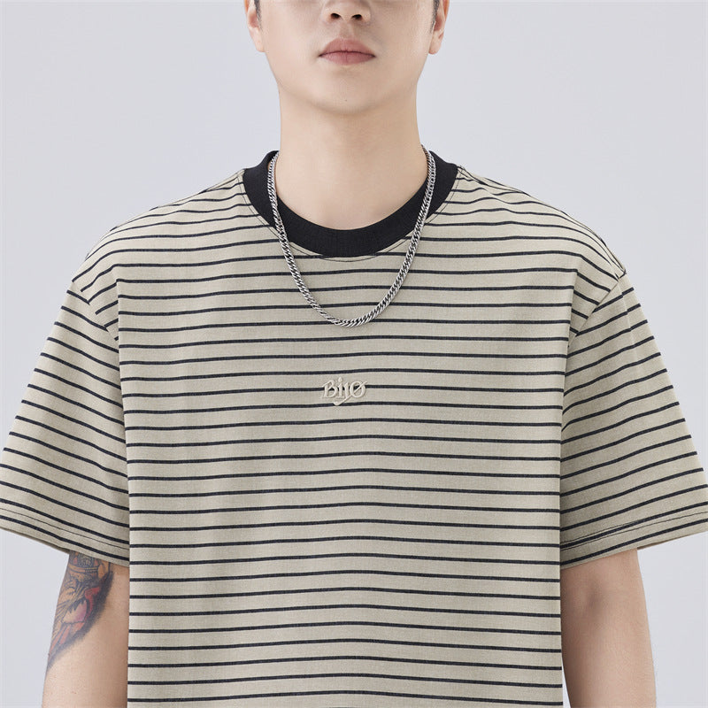 Mens T-shirts Short Sleeves Summer Loose