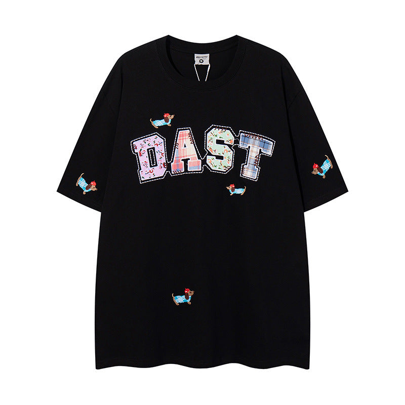 Camisetas streetwear Summer Vintage Casual Loose Short Sleeve T-Shirt