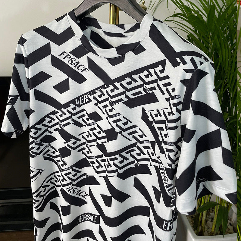 East Coast Shirts Spring/Summer Digital Print Fashion Casual Men's Short Sleeve T-Shirt