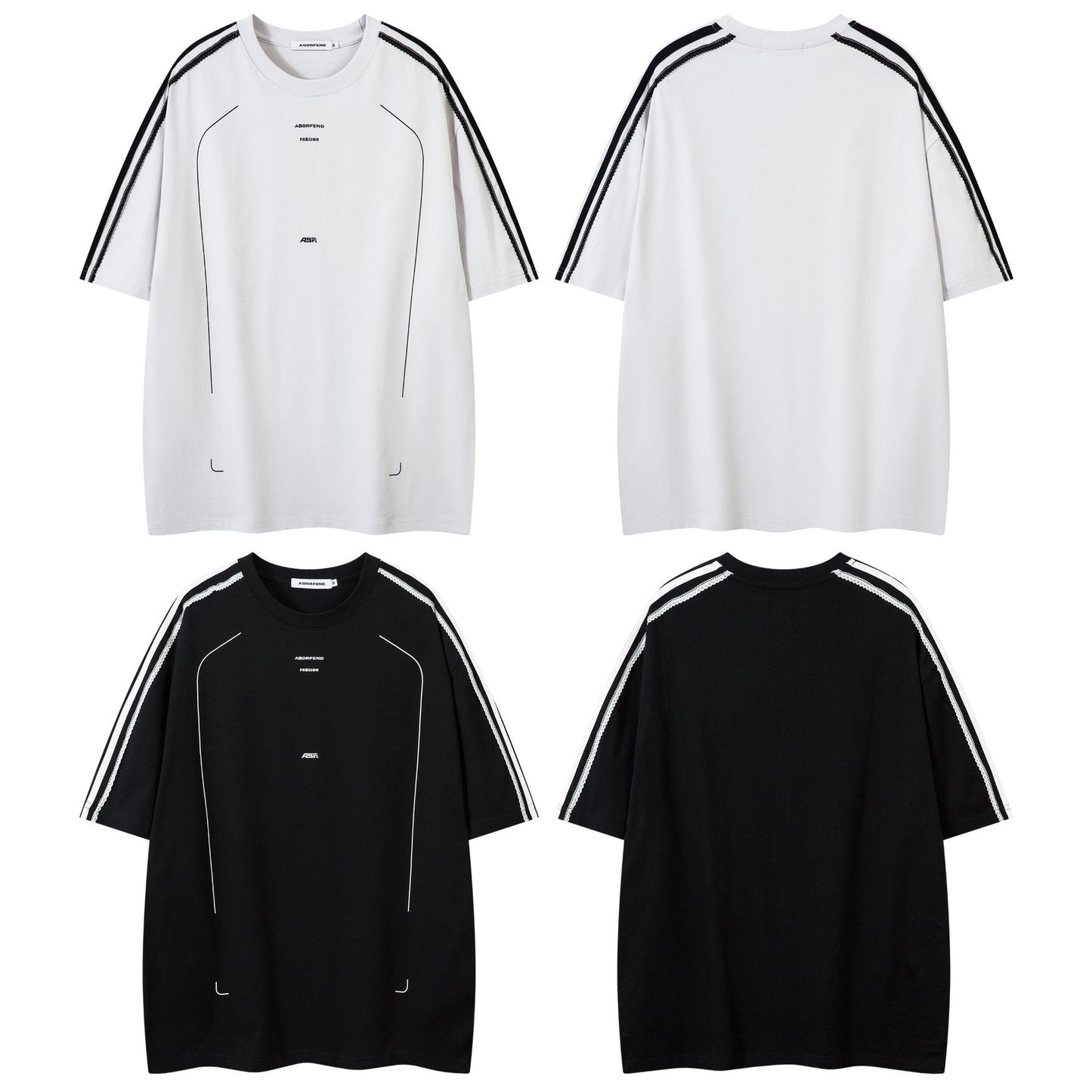 Retro Style Shirt For Men Summer Vintage Loose T-Shirt Short Sleeve