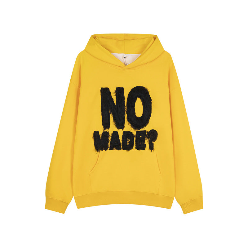 Streetwear Hoodie Autumn/Winter Alphabet Hooded Sweater Loose Hoodie