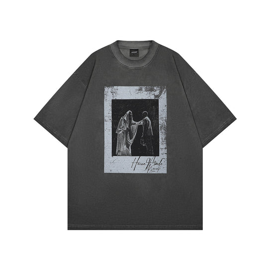 1990 Fashion T-Shirt Summer T-Shirt Vintage Short Sleeve T-Shirt