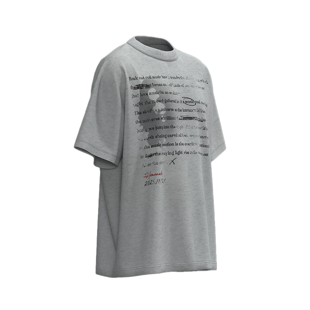 Hustle vintage summer hip hop character print t-shirt
