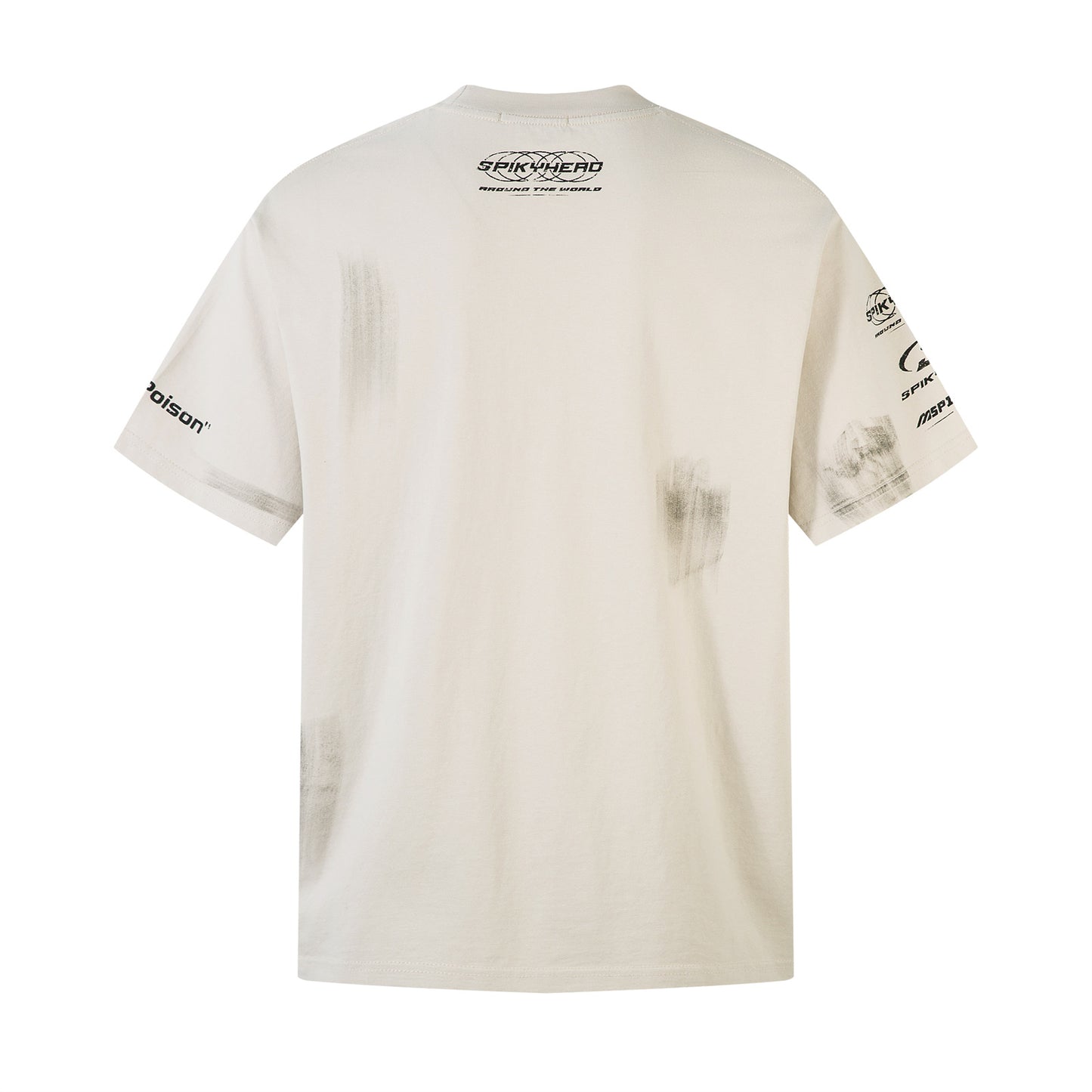 Vintage tarz t shirt vintage vintage old dirty dye alphabet print short sleeve t-shirt