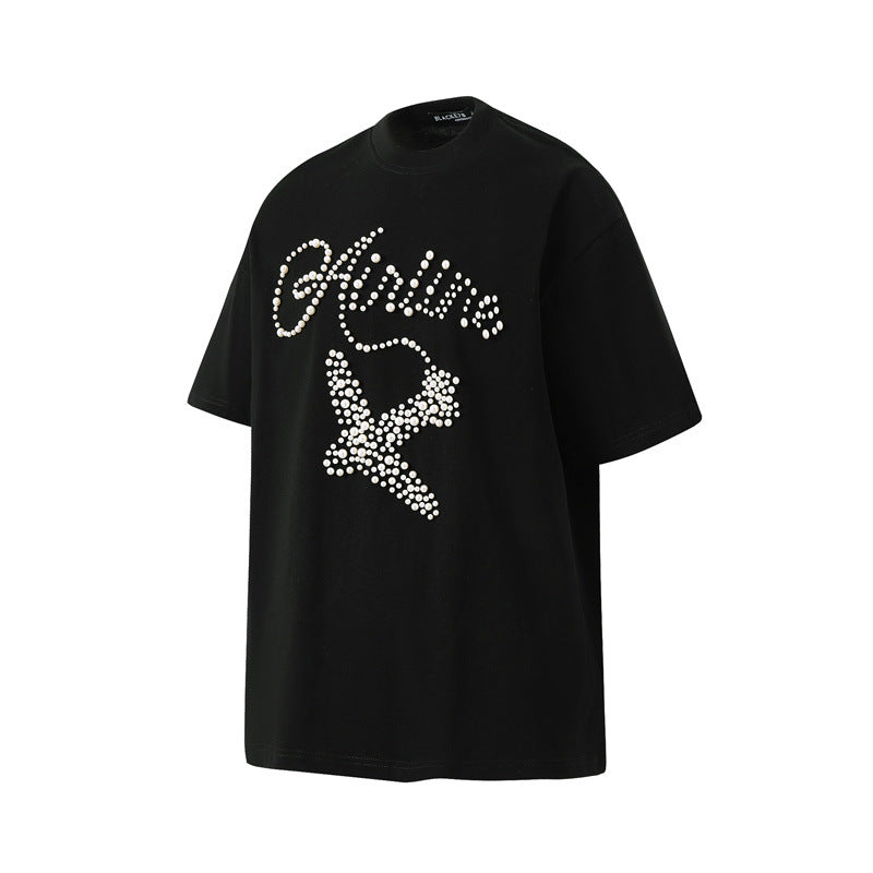 Casual Street Wear Short Sleeve T-Shirt Loose Top