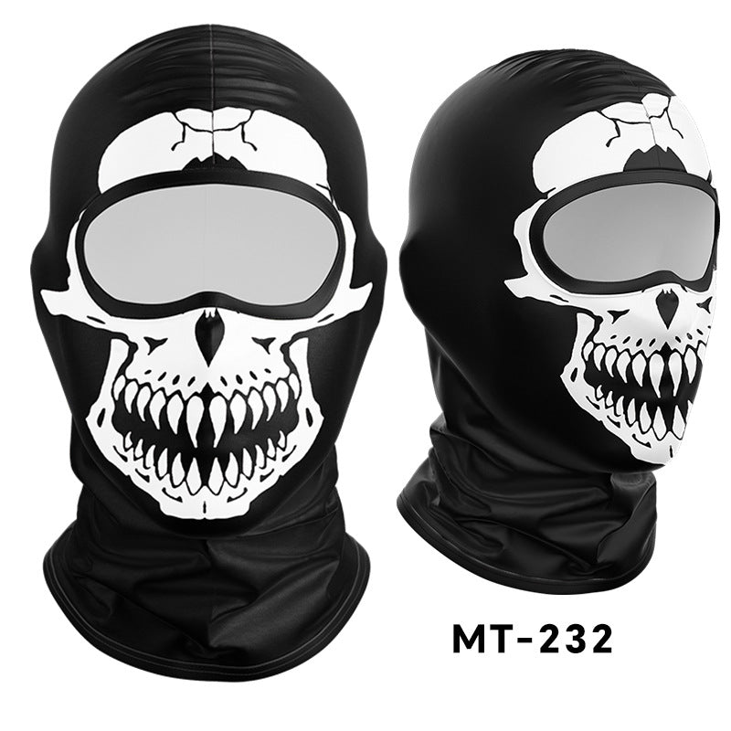 Cycling Windproof Hood Breathable Sunscreen Windproof Men's and Women's Ice Silk Fabric Lining Cap