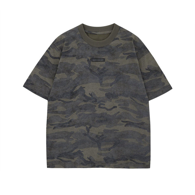 US drip outfits Summer Vintage Casual Loose Short Sleeve T-Shirts