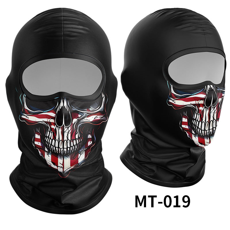 Cycling Windproof Hood Sunscreen Windproof Ice Silk Mask Men's and Women's Full Face
