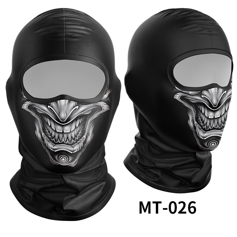 Cycling Windproof Hood Sunscreen Windproof Ice Silk Mask Men's and Women's Full Face