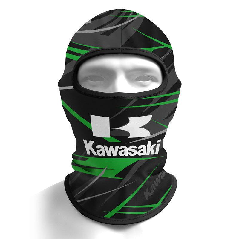 Cycling Windproof Hood Sunscreen Windproof Ice Silk Fabric Full Face Protection