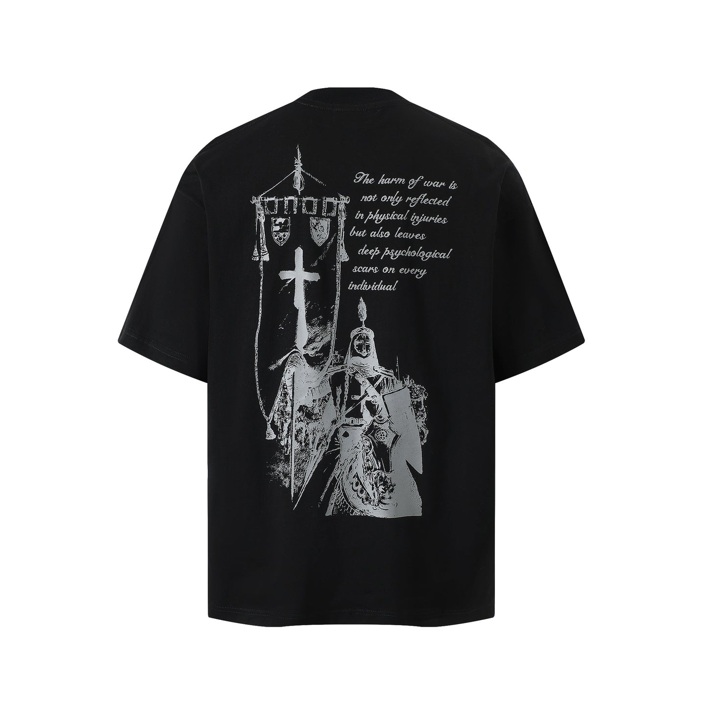 Hip hop clothing new york summer short sleeve hip hop cross t-shirt
