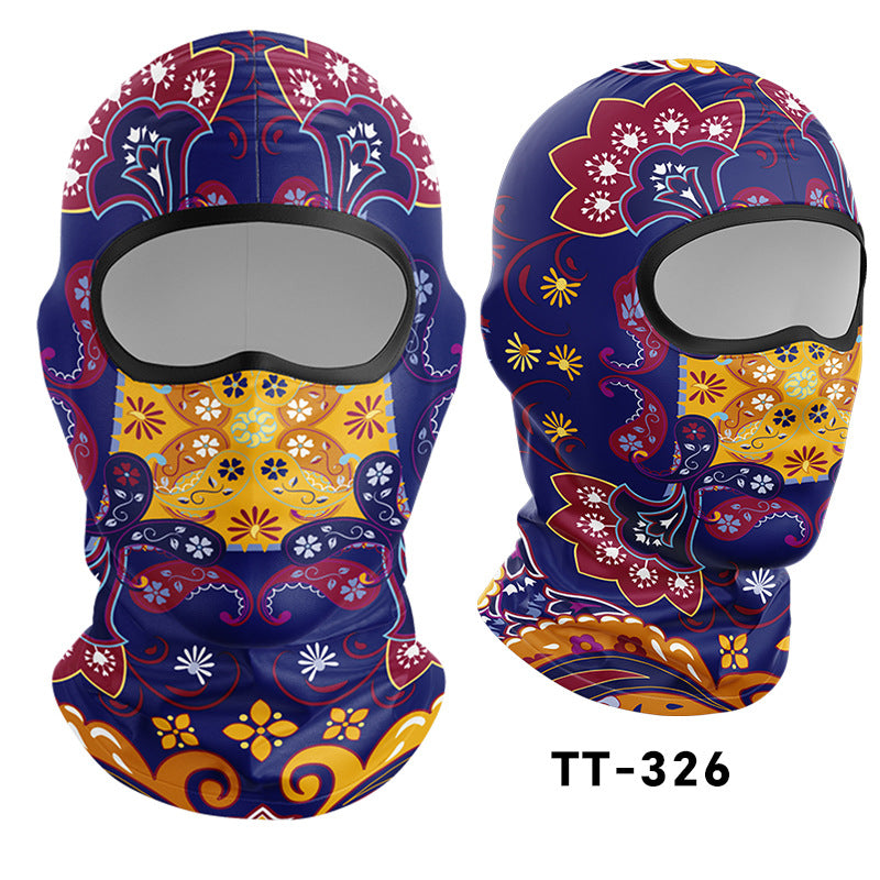 Cycling Windproof Hood Sunscreen Mask Scarf Integrated Lining