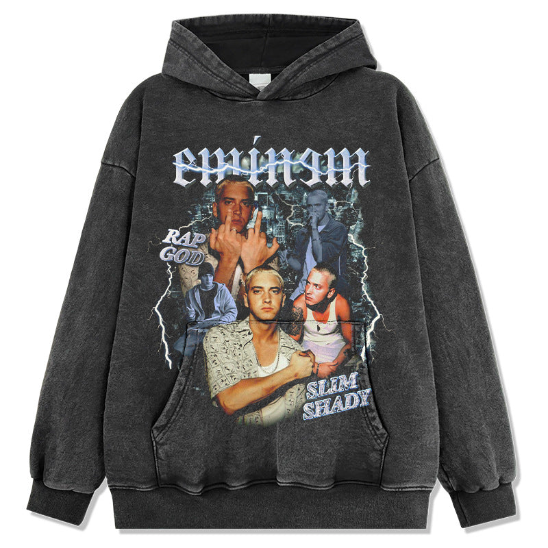 Marcas streetwear usa vintage Eminem crew neck sweater