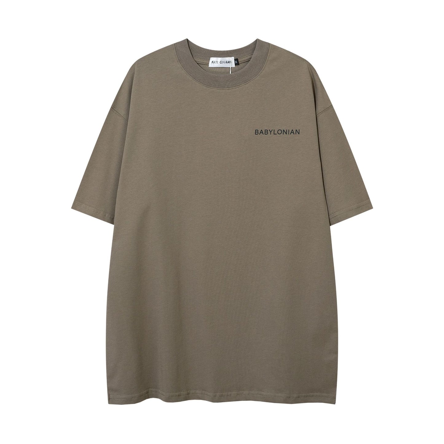 Vintage Tišö Rt Letter Print Short Sleeve T-Shirt