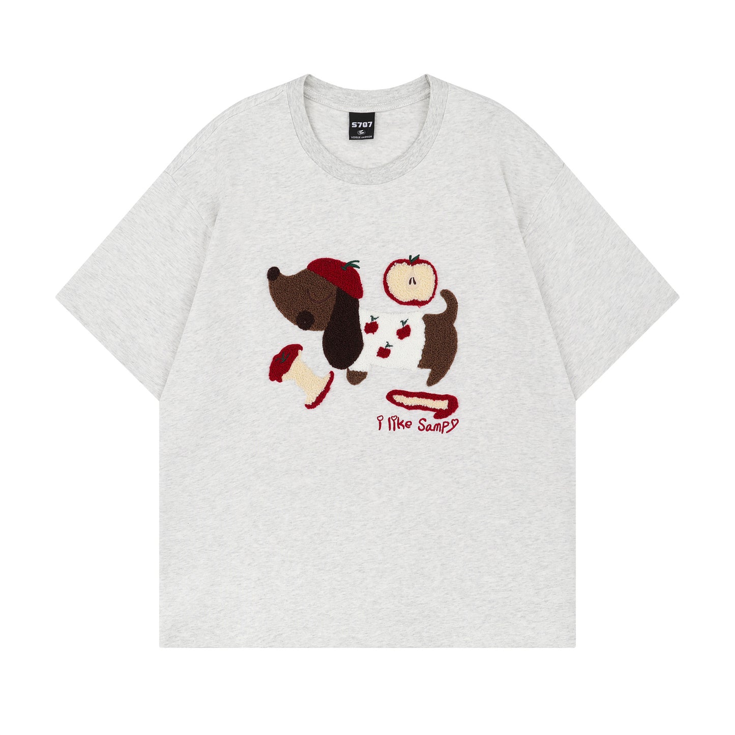 Distorted vintage short sleeve t-shirt summer oversize