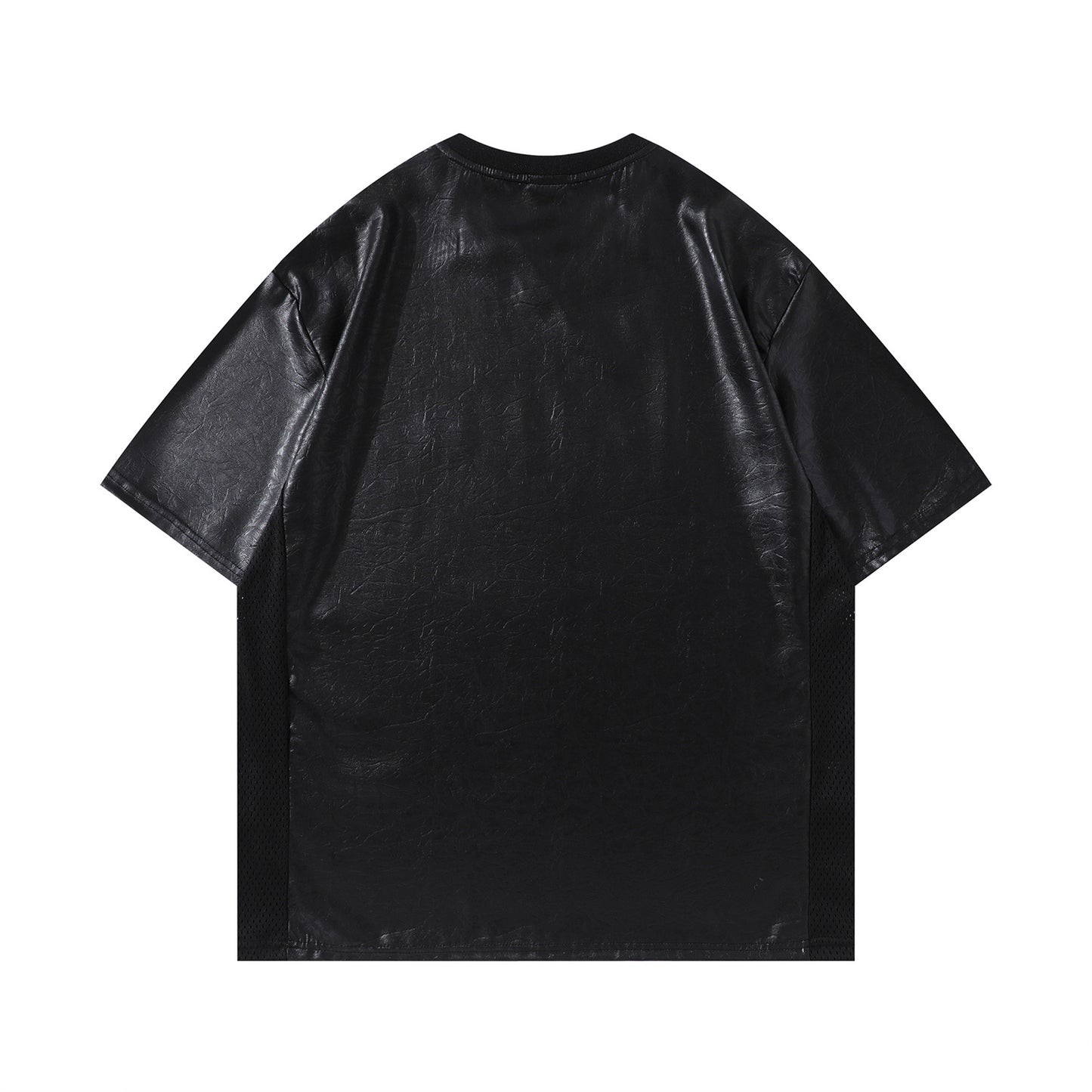 Vintage tarz t shirt alphabet print short sleeve leather t-shirt summer loose casual top