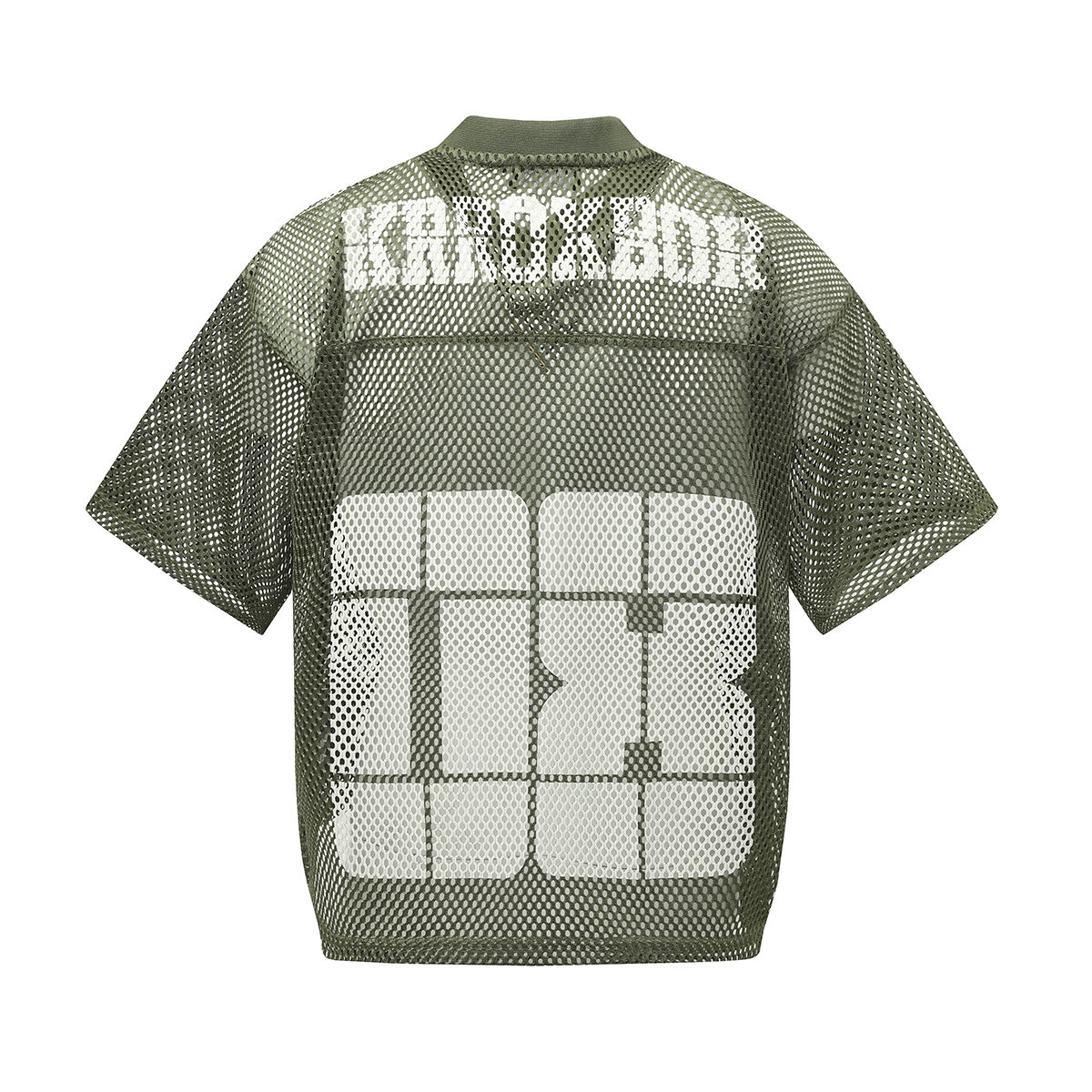 Remeras rock nacional summer short-sleeved hiphop mesh hollowed-out sports T-shirt
