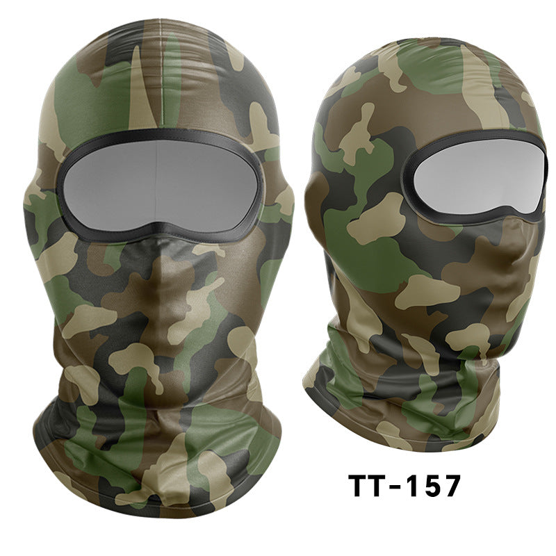 Cycling Windproof Hood Dust and Sun Protection Summer Camouflage Mask