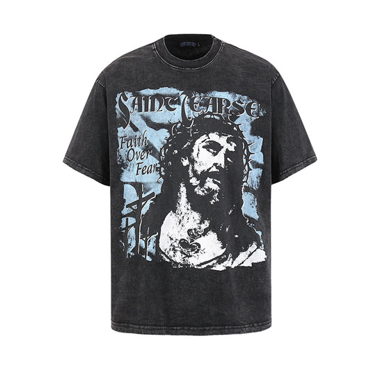 Hip hop clothing new york summer hip hop t-shirt short sleeve