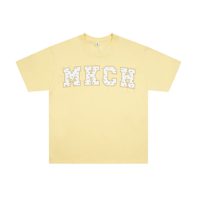 Marcas De Streetwear Summer Loose Short Sleeve T-Shirt Couple Casual Top