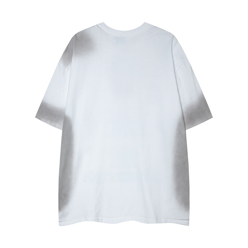 Nyc 1990 Shirt Summer Graffiti Print Short Sleeve T-Shirt