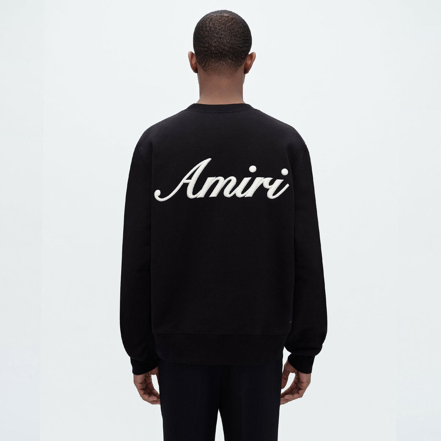 Amiri Long Sleeved Shirt Fashion Brand Crew Sweatshirts round Neck Sweater