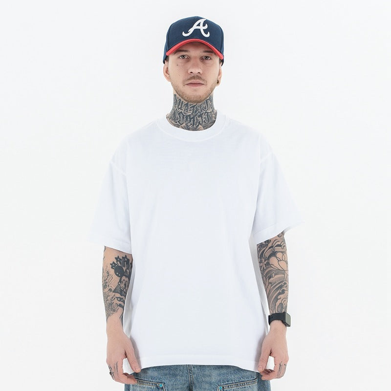 Vintage 90s Hip Hop Clothing Summer Crew Neck Sports tee Short Sleeve T-Shirt
