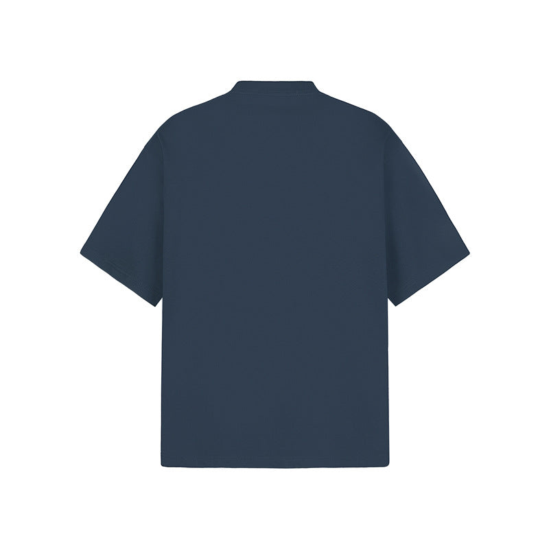 Stone Wash T shirt Retro Short Sleeve Loose T-Shirt