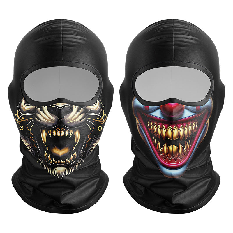Cycling Windproof Hood Sunscreen Ice Silk Fabric