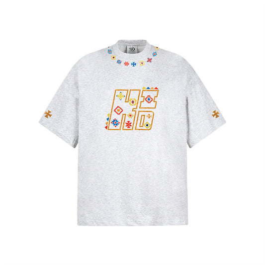 USA Vintage T-Shirt Vintage Embroidery Men's Summer